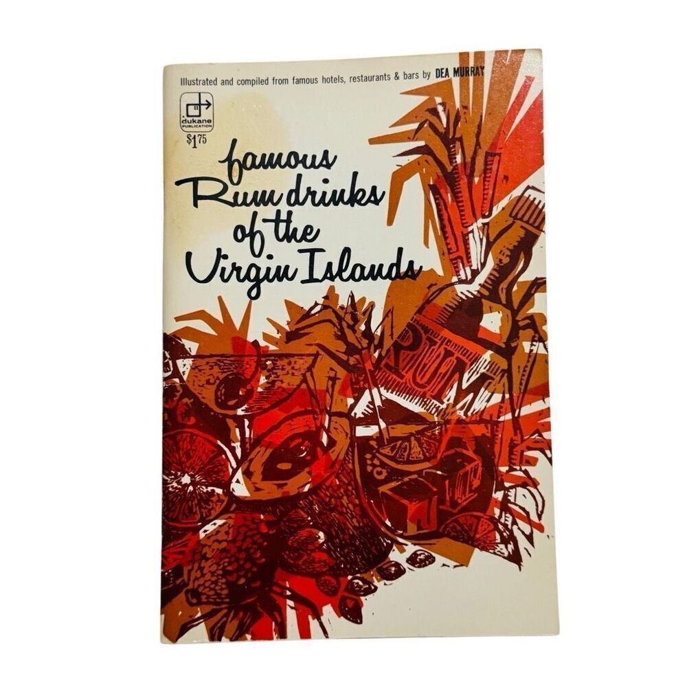 Recipes of the Virgin Islands By Dea Murray 1970 PB Famous Native